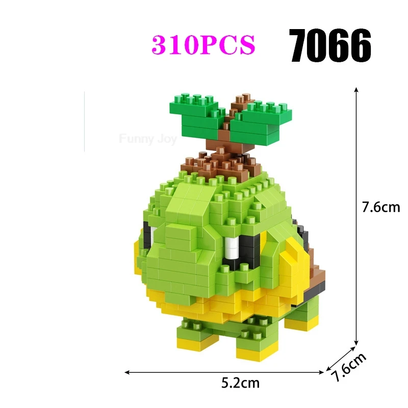 Lustige Pokemon-Bausteine Anime Picachu Charizard Puppe Blastoise Bulbasaur Gengar Pokémon-Bausteine Spielzeug als Geschenk für Kinder