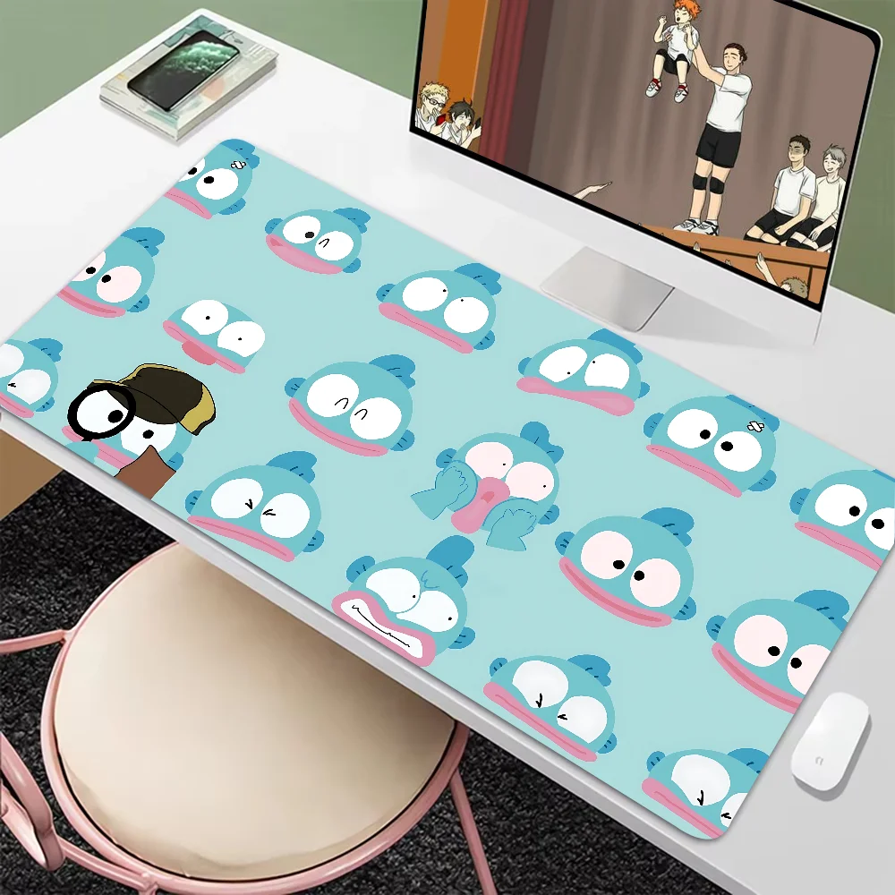 

Cute Sanrio H-hangyodon-n Mousepad New Arrivals Large Gaming Mousepad L XL XXL Gamer Mouse Pad Size For Keyboards Mat