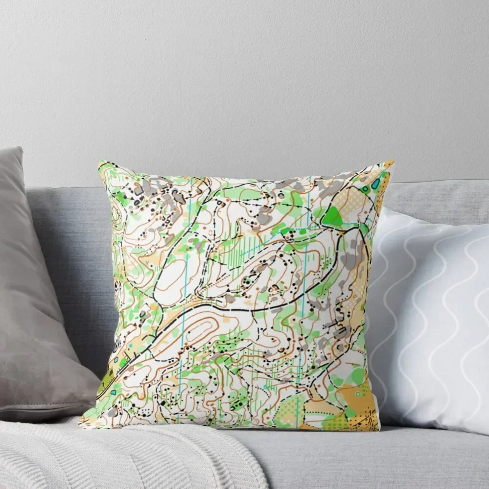 ORIENTEERING MAP Throw Pillow Cushion Cover Set Christmas Throw Pillows Covers pillow