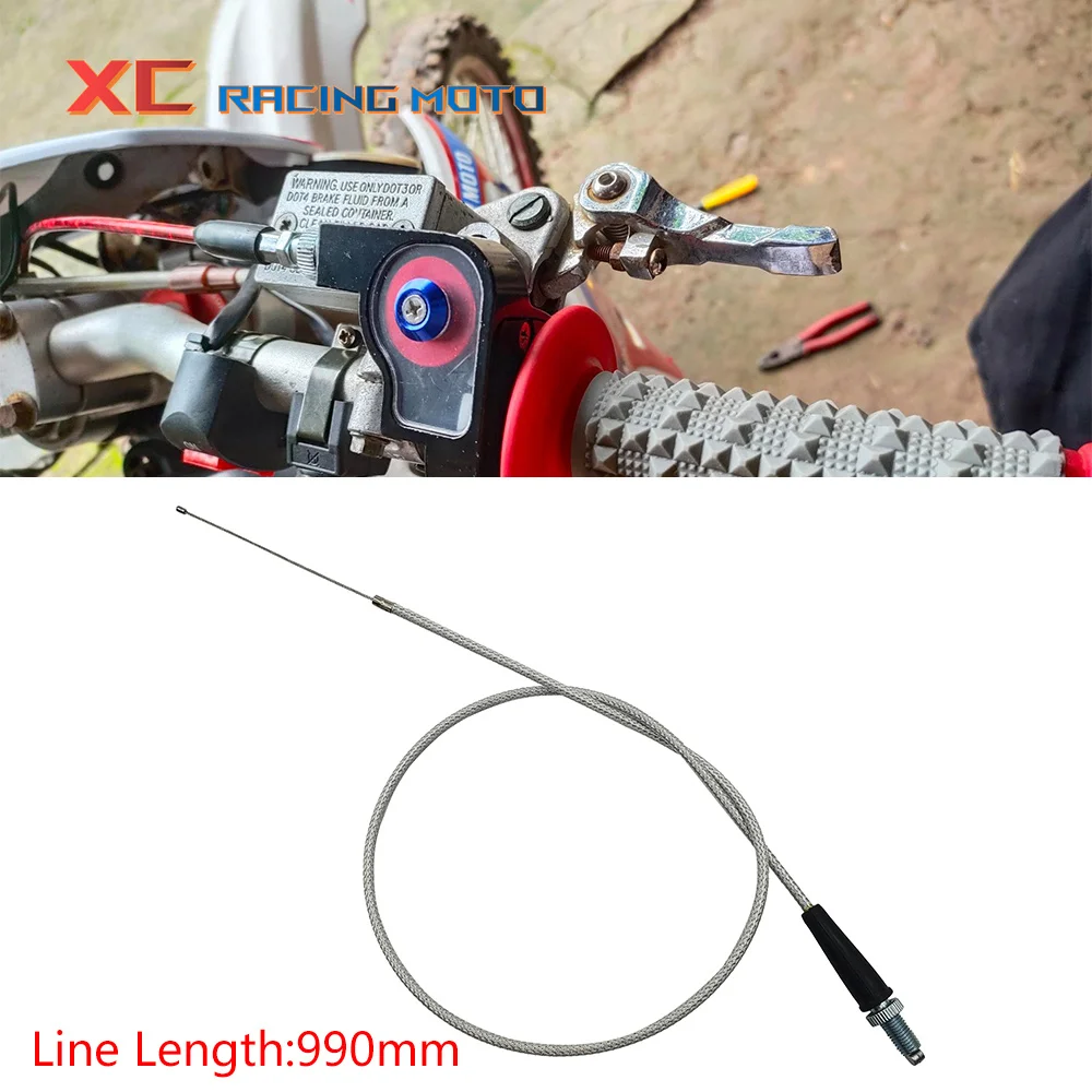 

New Motorcycle Silver 1090mm Accelerator Cable Motor Throttle Connector For Husqvarna KTM Yamaha Kawasaki Suzuki Honda Universal