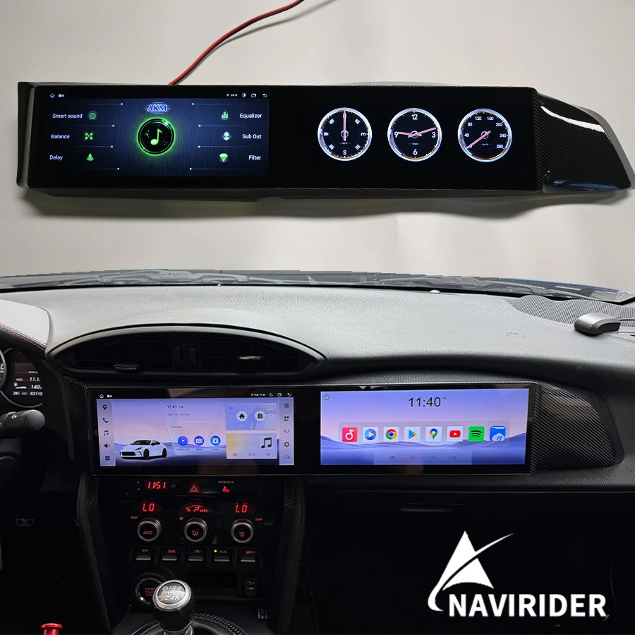 Yes Dual Screen For Toyota 86 2012-2019 For Subaru BRZ 2013-2020 Car Radio Player GPS Navigation Carplay Auto Stereo Headunit 4G