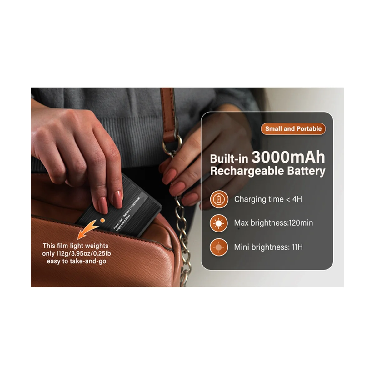 Mobiele Telefoon Vul Licht 120 Led 2500-9000K Kleur Temperatuur Flat Licht Camera Foto Video Live Streaming Pocket Light