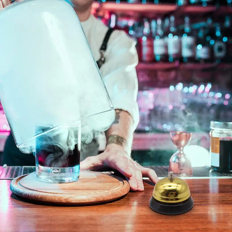 Bar Bell Table Service Bell For Bars Metal Anti-Rust Desk Service Bell For Counters Hotels Kitchens Offices Restaurants