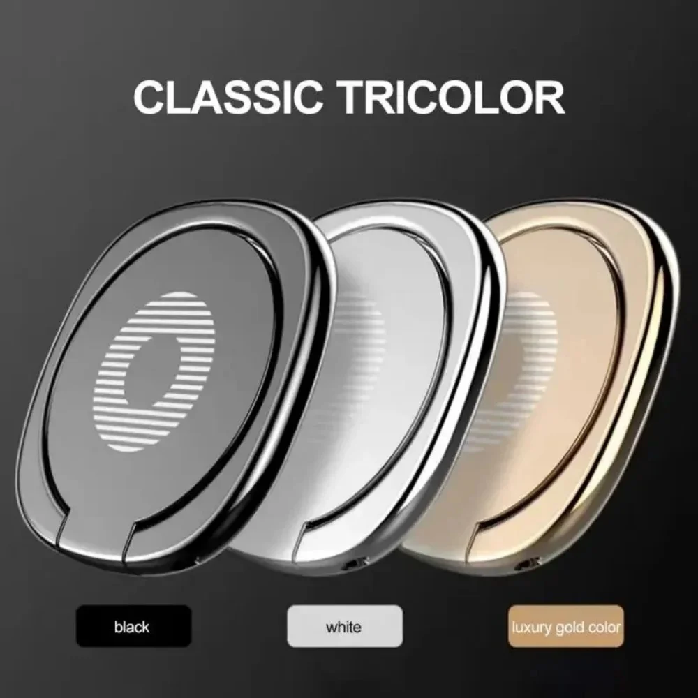 Novo Suporte de Anel Fino e Leve para Celular, Suporte de Dedo Giratório 360 Graus para Smartphone, Anel Redondo para Celular, Suporte Veicular