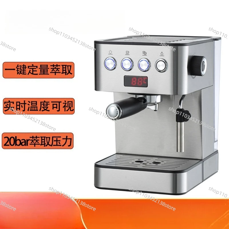 Coffee Machine Steam Milk Foam Semi-automatic Coffee Machine 20bar Extraction Small Coffee Machine 51mm