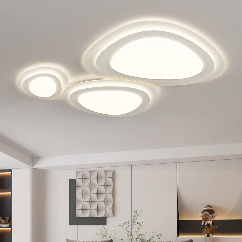 

Modern Pebble LED Ceiling Lamp Luxury Living Room Decoration Bedroom Ceiling Pendant Light Home Indoor Dining Light Fixture