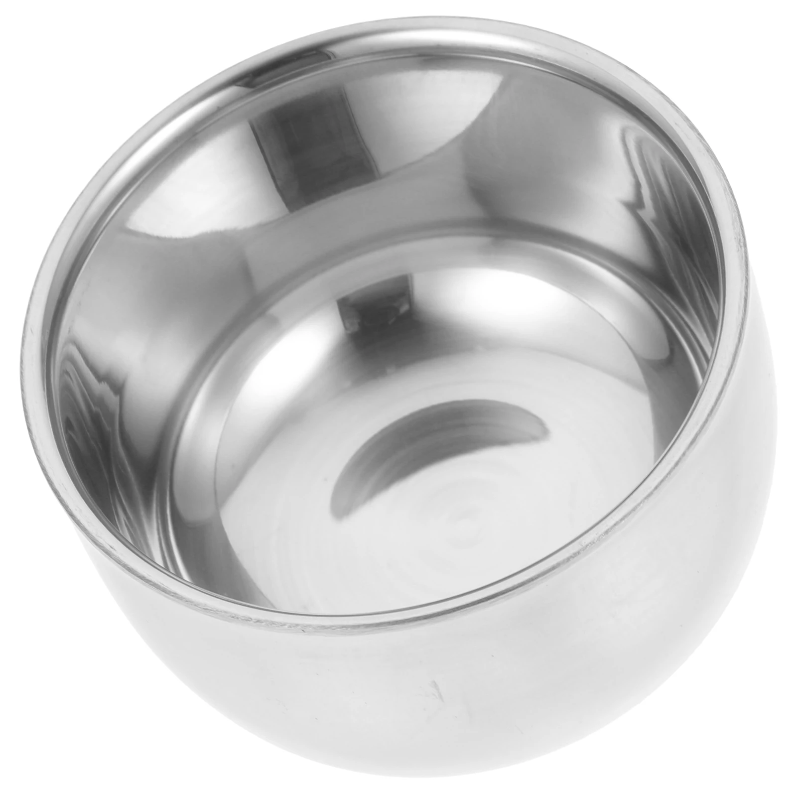 Чаша из нержавеющей стали большой емкости, портативная алюминиевая чашка для бритья для мужчин, многоразовая кружка для бритья, бытовая парикмахерская, бритье