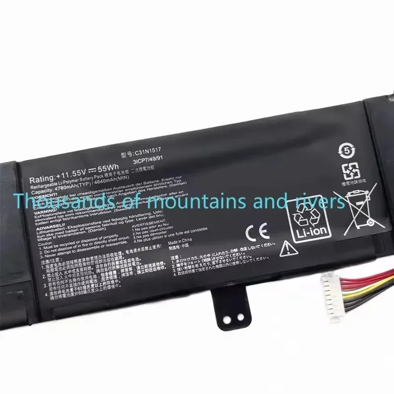 

WYORESY C31N1517 Laptop Battery for Asus VivoBook Flip DW009T DW235T TP301/U TP301UA-DW009R Q304/U/UA TP301UA65 11.55V 55WH