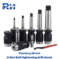 Portabrocas autoajustable B10 B12 B16 B18 B22 MT1 MT2/3/4 C6 C8 C12/16/20 torno de portabrocas Morse 1-10 1-13mm 1-16 portabrocas