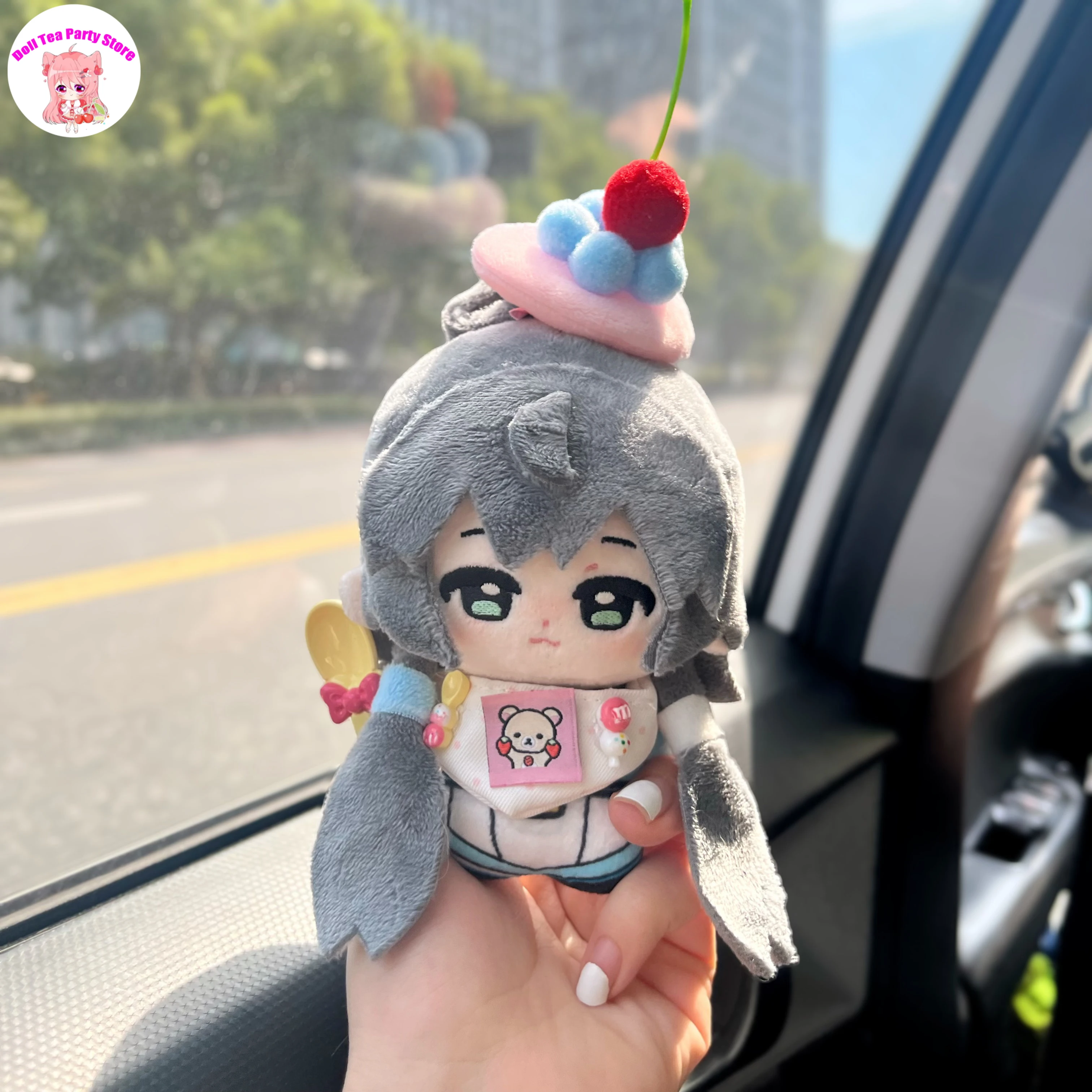 No Attribute Girl Plush Cotton Doll Print Nunu Body Pendant Cosplay Game Figures Dolls Toys 10CM Plushie Anime Xmas Gift