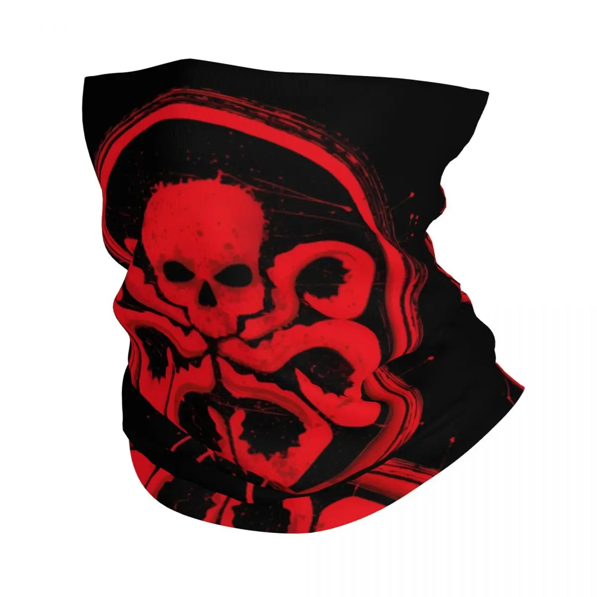 Hydra Logo Splatter Bandana Neck Gaiter Motorcycle Club Marvel Comics Wrap Scarf Hiking Unisex Adult Windproof