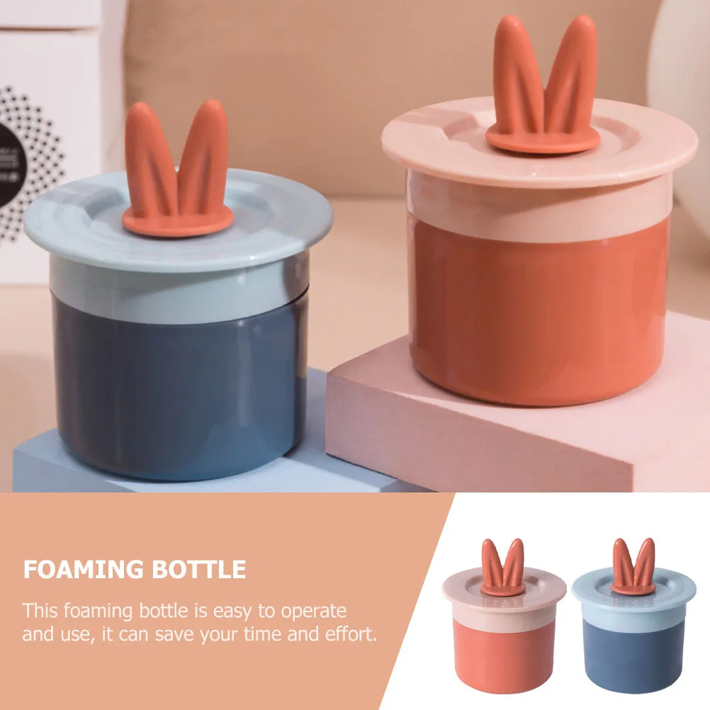 

5pcs Manual Foaming Bottle Deep Cleansing Bubbling Tool Facial Cleaning Device Durable Pp Bubble Maker For Shower Gel Face Wash
