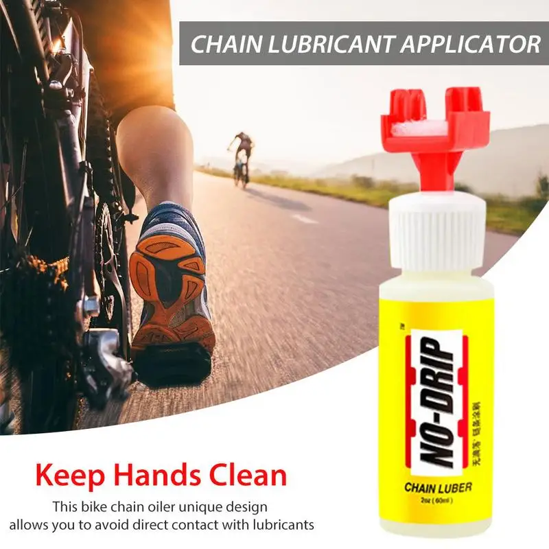 60ml Bike Chain Gear Oiler Bike Chain Lubricant Applicator Chain Gear Oiler Chain Lubrication Tool Bicycle Chain Gear Oiler