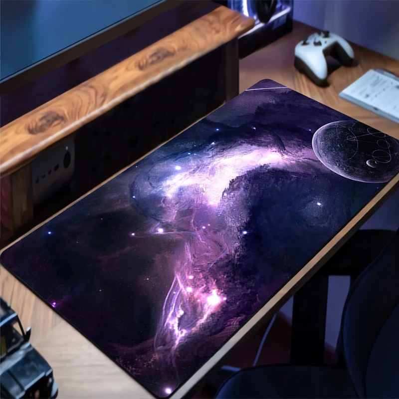 

Mouse Pad Laptop Non-slip Esports Office Laptop Desk Mat Space Galaxy Game Player Mousepad Mini PC Accessories Keyboard Pad