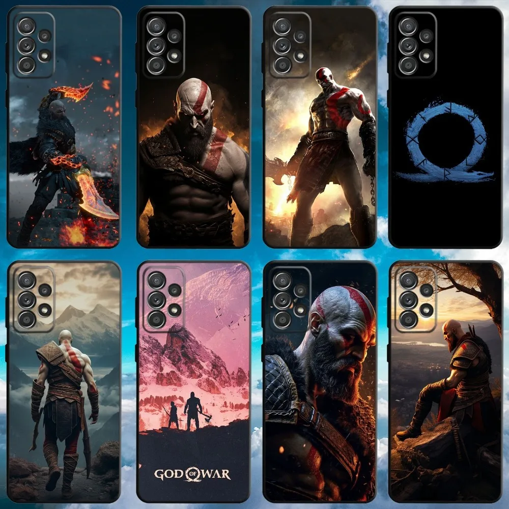 Game God Of W-War Phone Case For Samsung S21,S22 Ultra,S20,S30 plus,S22 plus,S23,S30 ultra 5G Soft Black Cover