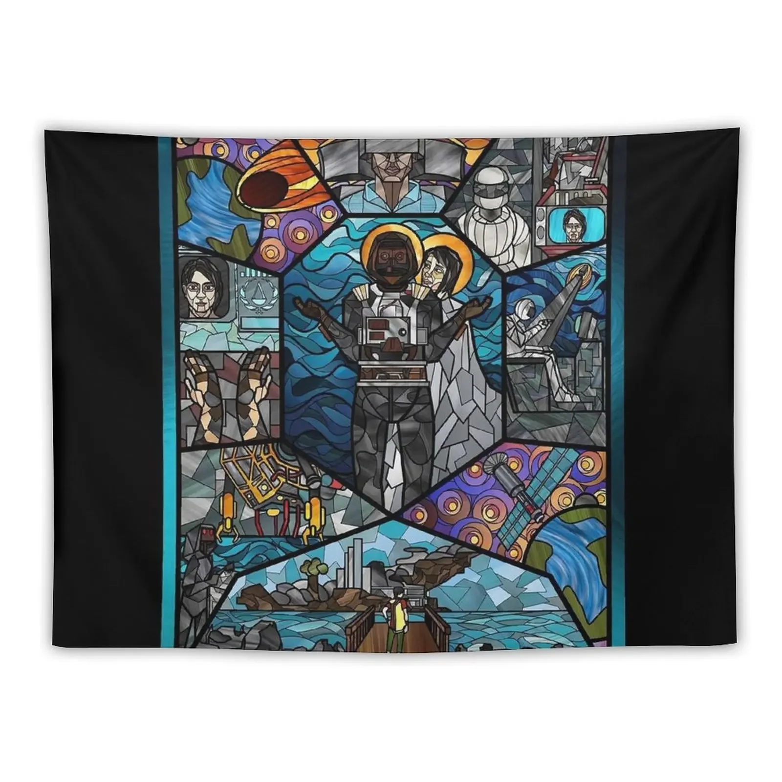 Savior of Humanity Tapestry Room Decoration Aesthetic Bedroom Decor Tapestry