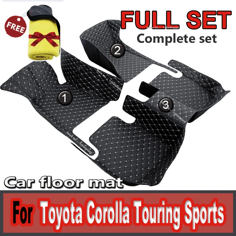 Car Floor Mats For Toyota Corolla Touring Sports Suzuki Swace E210 2019~2023 Estate Leather Floor Carpets Matts Car Accessories