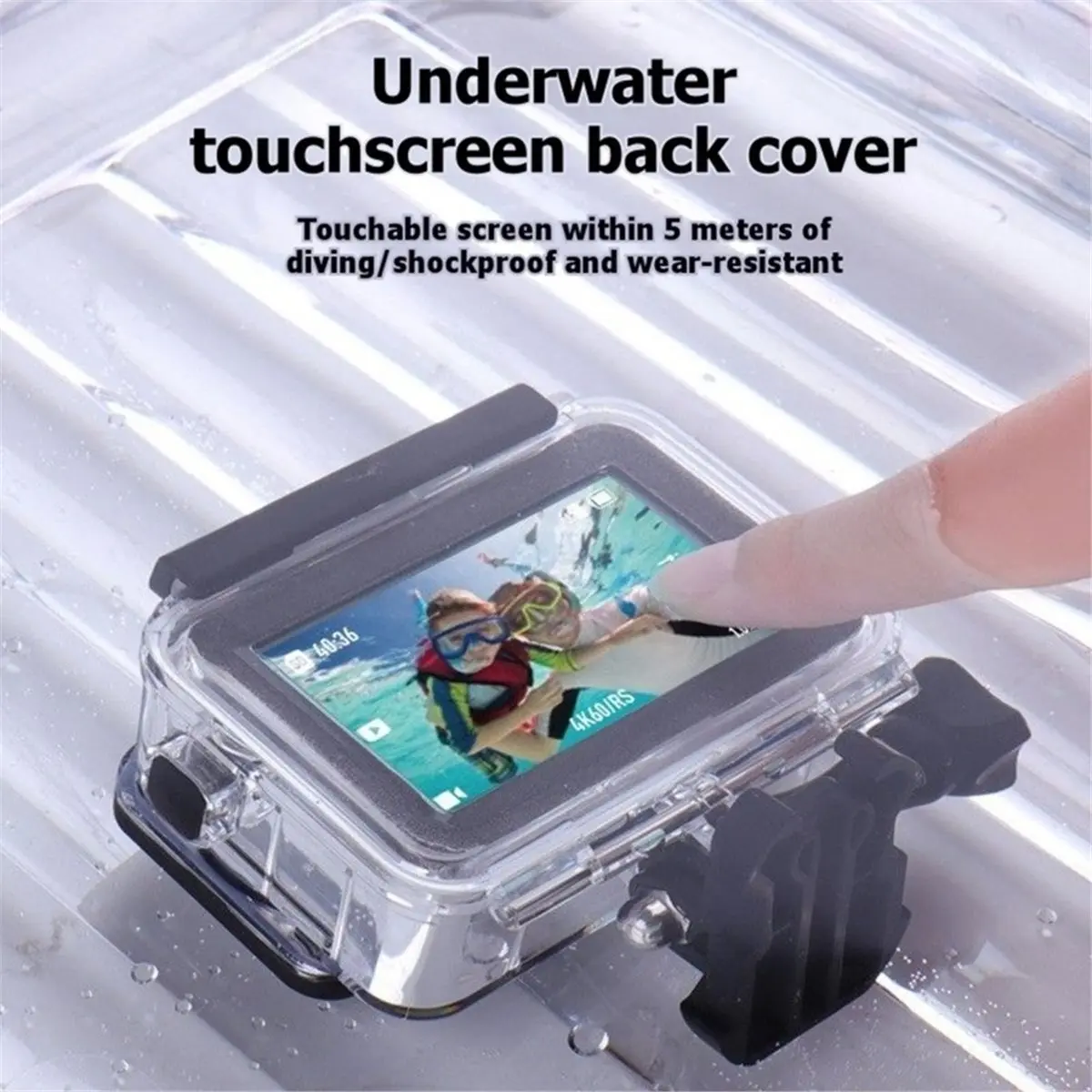 11·11COUPON 60M Deep Diving Waterproof Case for Action 6 Housing Diving Shell Action Camera Accessories
