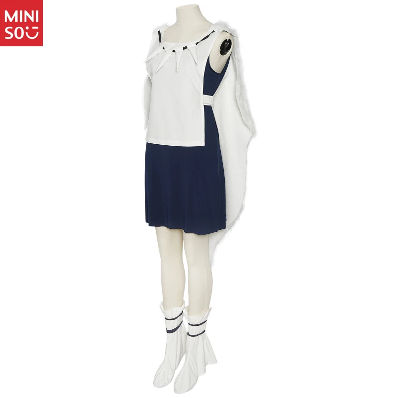 Miniso Princess Mononoke Cosplay، مجموعة أزياء شخصية الرسوم المتحركة #4