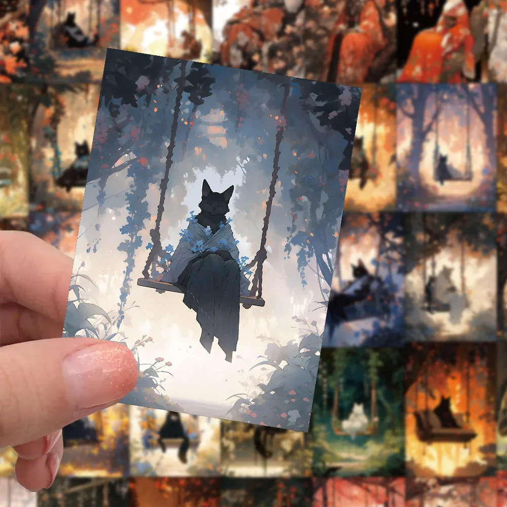 Наклейки «Милый кот Королевство» из 60 предметов — декоративные наклейки для ноутбуков, чехлов для телефонов, рюкзаков и журналов (магазин аниме Worlds)