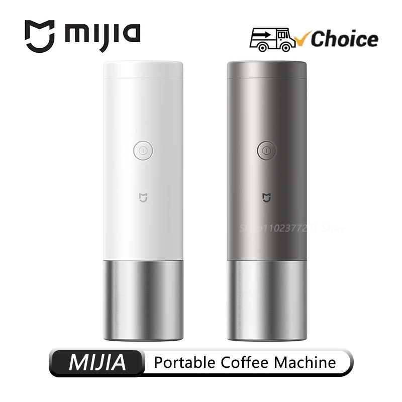Original MIJIA Portable Coffee Machine Mini Handheld Automatic for Home Office Use Capsule Coffee Powder Dual-Purpose NEW