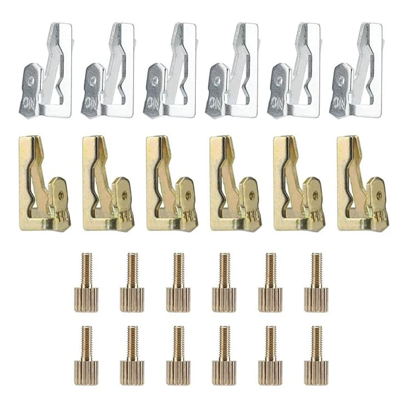1Set 4/5/6 Silver ON Tripper 4/5/6 Gold OFF Tripper With Fixing Screws Fit For Intermatic Time Switch Models T100 Series 1A219