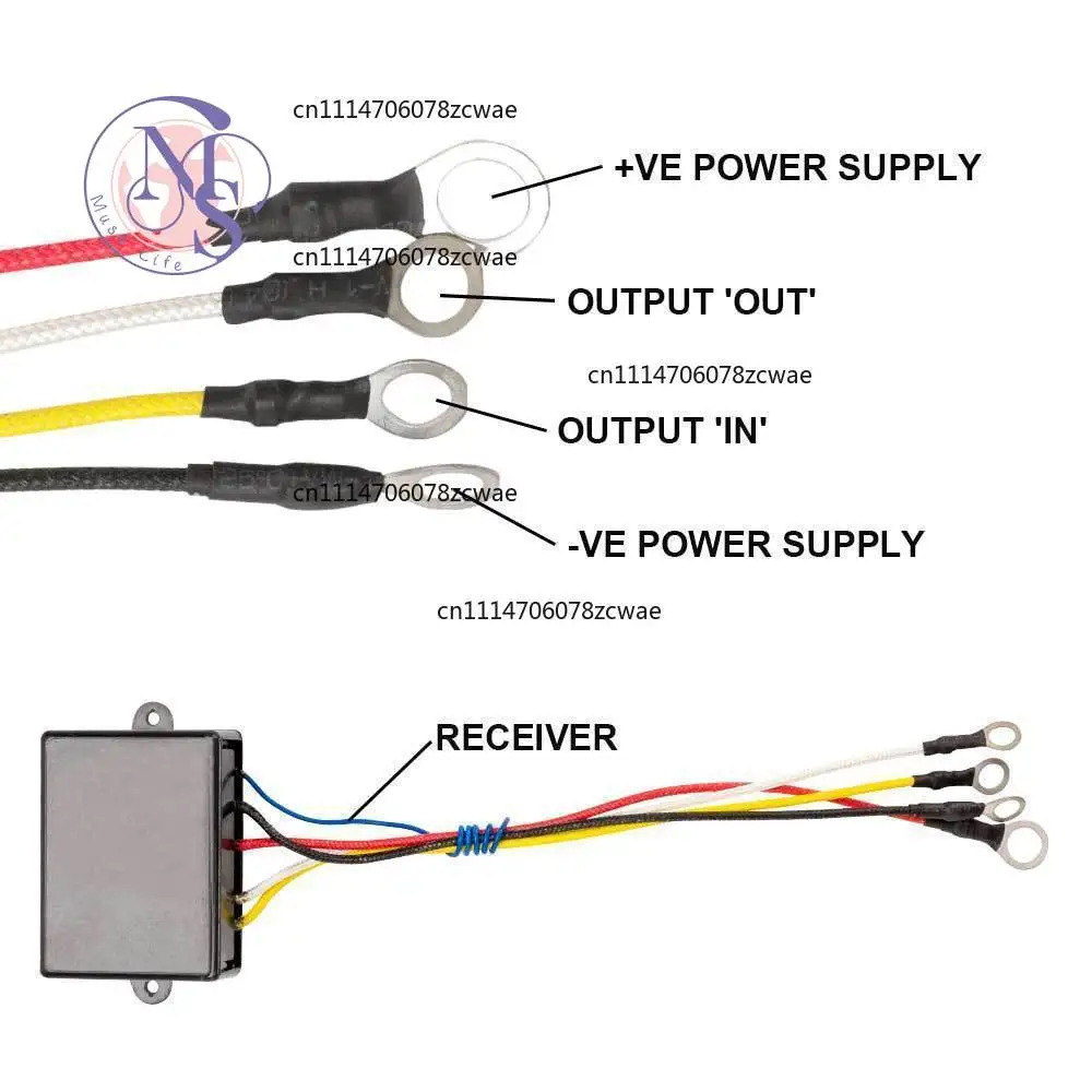 12V 24V Off-road Electric Winch Control System with Battery Relay Wireless Switch