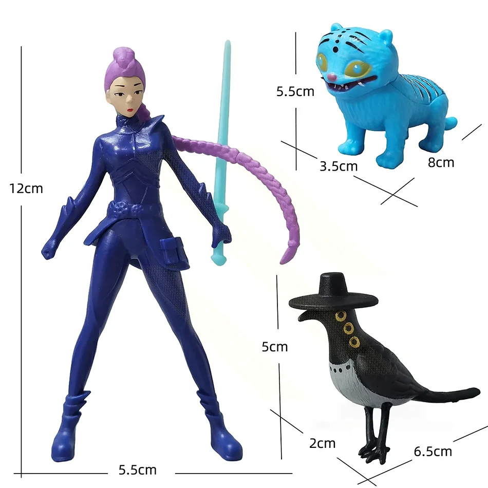 Kpop Demon Hunters 2025 Blind Box Figure Toy Set 24pcs Collectible Derpy Tiger Rumi Mira Zoey Sussy Dolls for Fans And Gifts