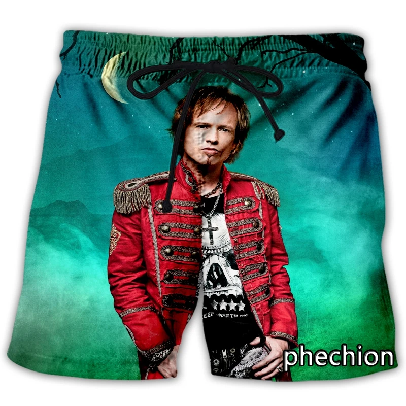 

phechion New Fashion Men/Women Avantasia 3D Print Casual Shorts Novelty Streetwear Men Loose Sporting Shorts L181