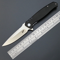 Eafengrow EF239 Folding Knife EDC Tool Knives G10 Handle D2 Steel Blade Outdoor Camping Hiking  Working Survival Pocket Knifes