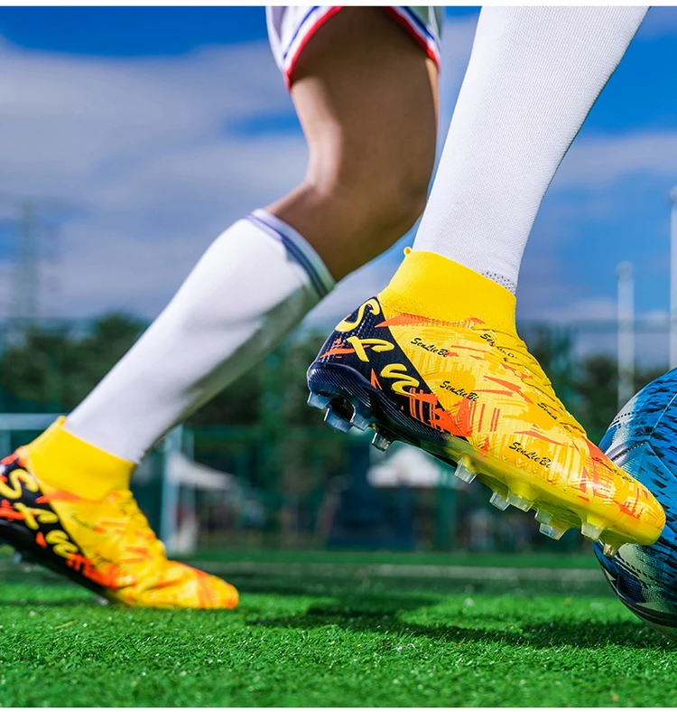 Professionelle Fußballschuhe Herren Fußballschuhe Society Fußballschuhe FG Ultraleichte Trainings-Fußballschuhe Outdoor-Sportschuhe – Detail 26