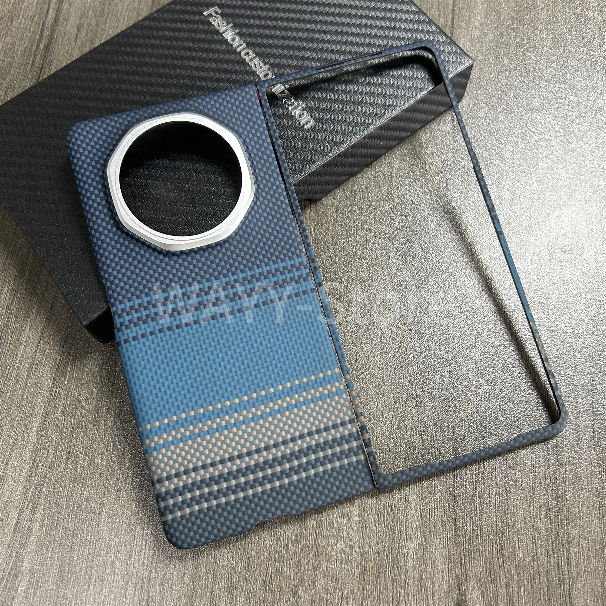 

Реальное углеродное искусство для Honor Magic V3 1500D, реальное углеродное волокно, Арамид, противовзрывная защита для Honor Magic V3