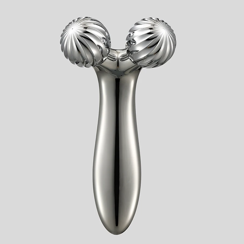 Hand Held Home Use Microcurrent Ems Beauty Tool Roller 3D Facial Roller Massager Face Lifting Skin Care Gadgets