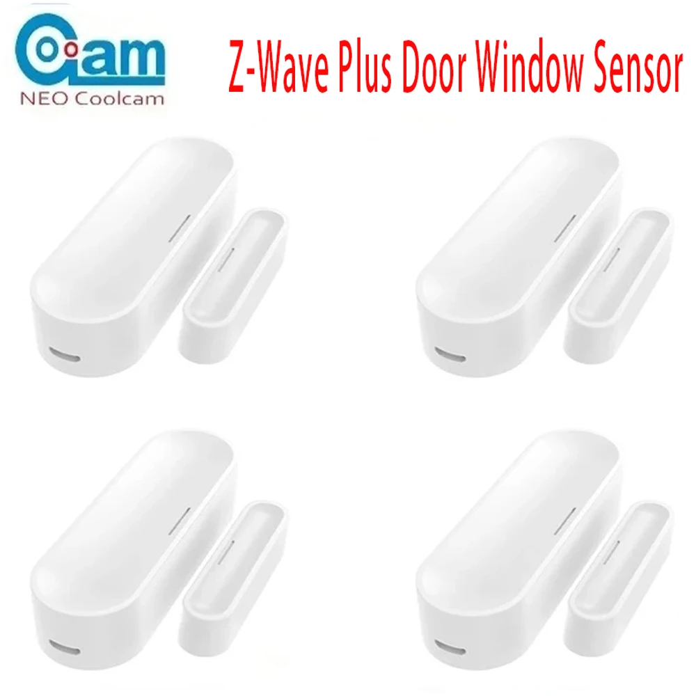 NEO Coolcam Z-Wave Plus Door Window Sensor With Temperature Humidity 700 Series USB Charge Battery Operated 868.4MHZ