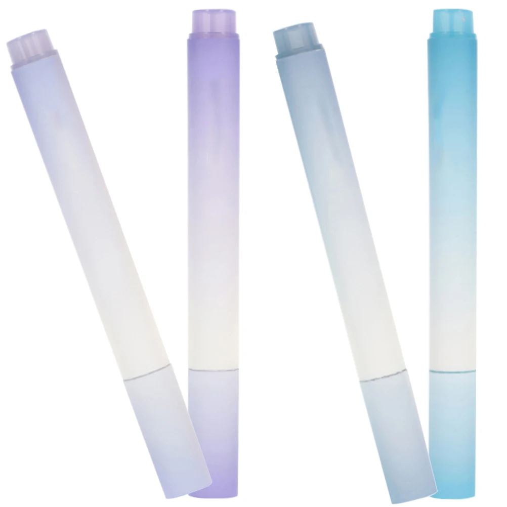 

4Pcs Gentle Color Highlighters Marker Pens Book Highlighting Set Portable Marking Tools