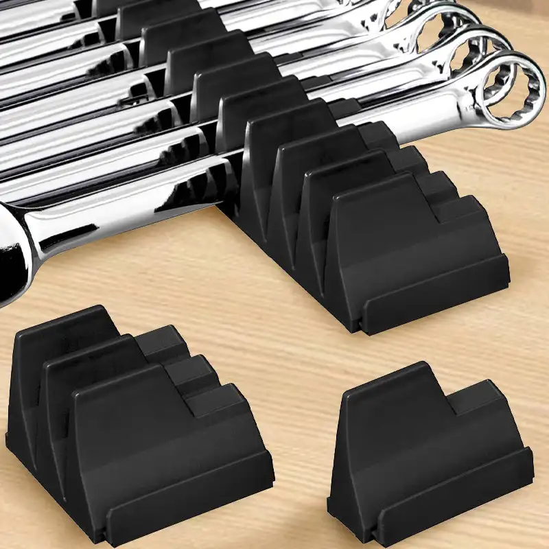 23~46 PCS Magnetic Wrench Organizer Rack for Toolbox Wrench Holder Wrenches Drawer Storage Shelf Compact ABS Wrench Holder