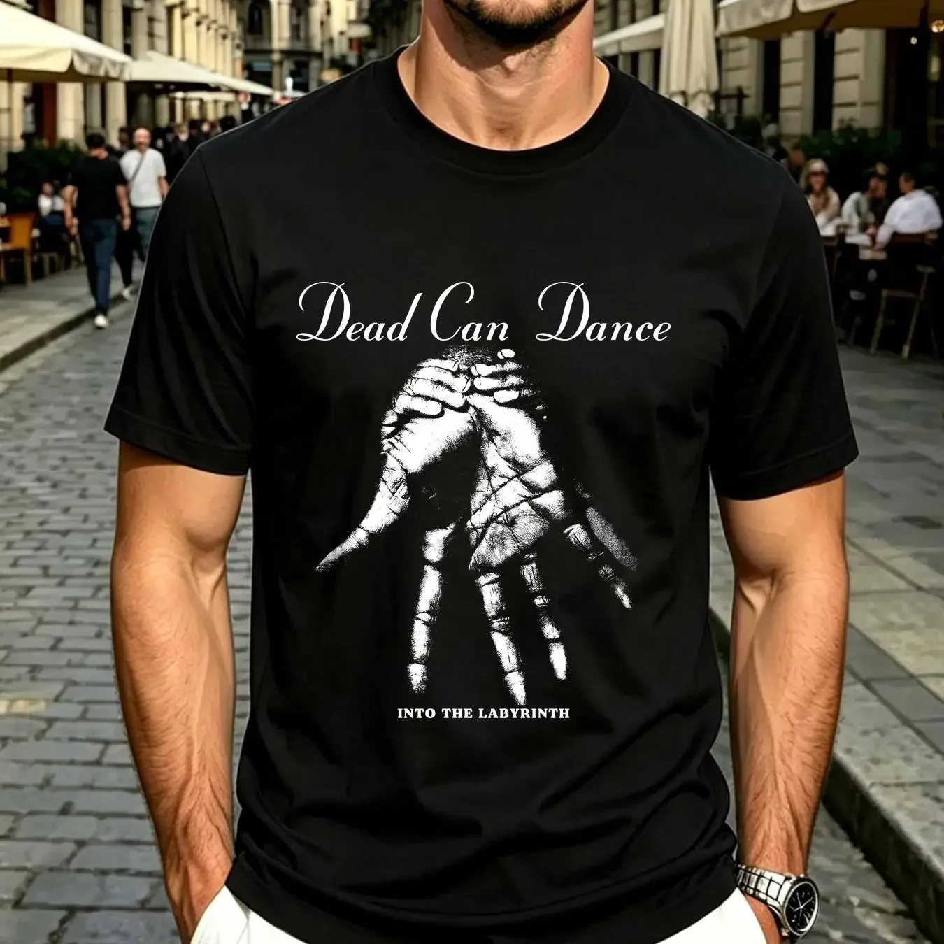 washed T Shirt 1993 Dead Can Dance band Into the Labyrinth Album U2829 vintage Washed Slightly Unisex Breathable graphic