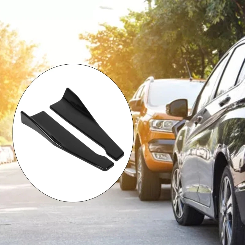 Atualizações Auto Saia Lateral ABS Protetor Pára-choques Traseiro Do Carro Saia Lateral Lábio Traseiro