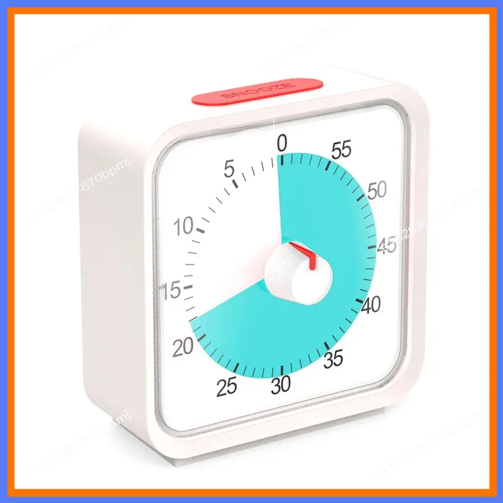 

Таймер BAAE Pomodoro для кухни, таймер для учебы в классе, 60-минутный визуальный таймер с бесшумной работой, простой в использовании