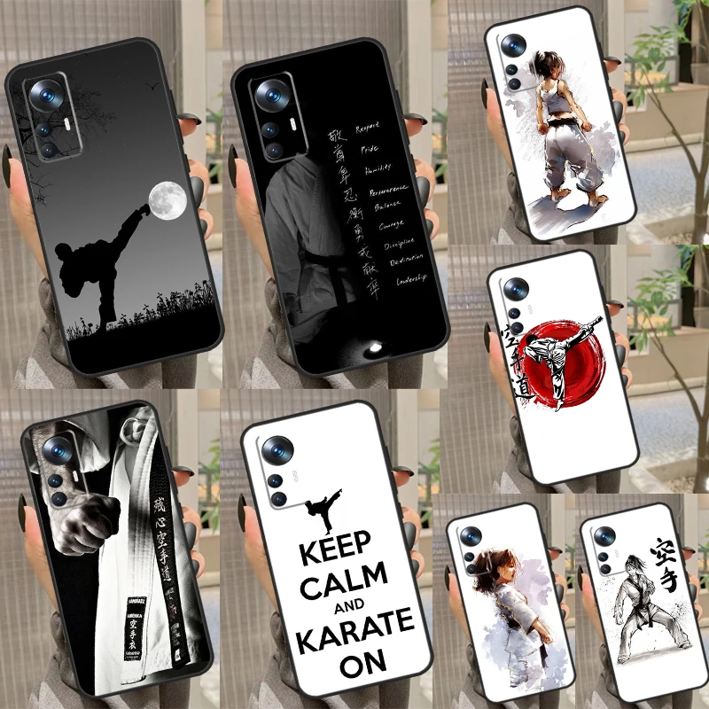 Kung Fu Karate Taekwondo Martial Arts Case For Xiaomi 13 Ultra 11T 12T Pro 12 Lite 12X POCO X3 X5 F5 Pro M6 M5 F4 X4 GT F3 Coque