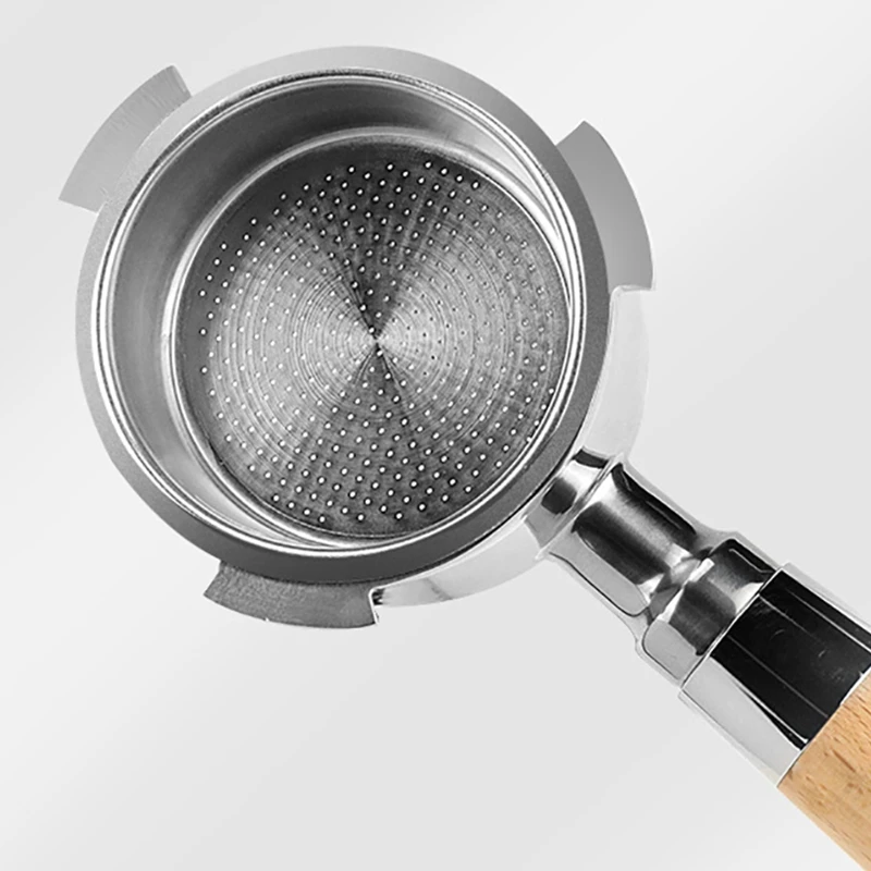 Portafiltro de café sin fondo, cesta de filtro de repuesto de 53MM, accesorios de café