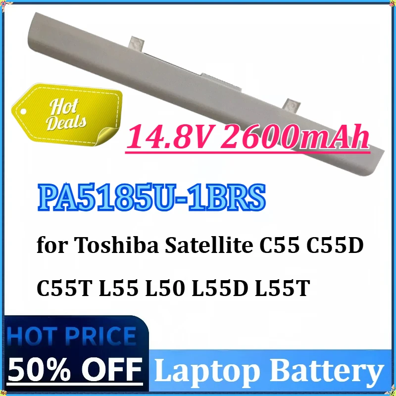 14.8V 2600mAh PA5185U-1BRS بطارية لتوتوشيبا الأقمار الصناعية C55 C55D C55T L55 L50 L55D L55T PA5186U-1BRS C40-B C50-A/B L50-B