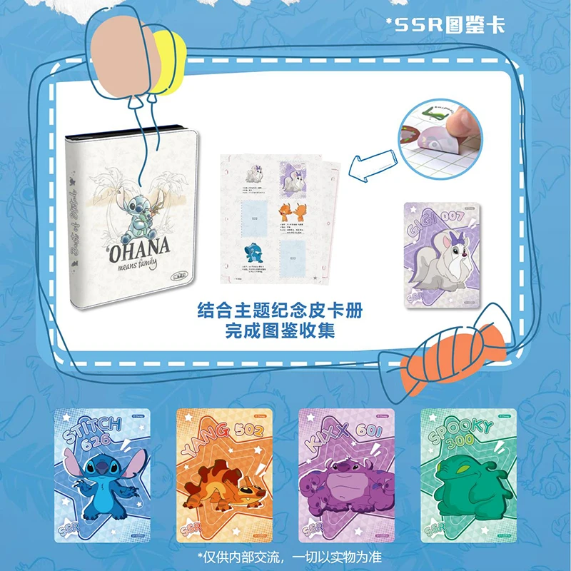 NEW Disney Lilo & Stitch Cards Commemorative Collection Anime Series Peripheral Rare Limited Flash Cards Hobby Collectibles Toys