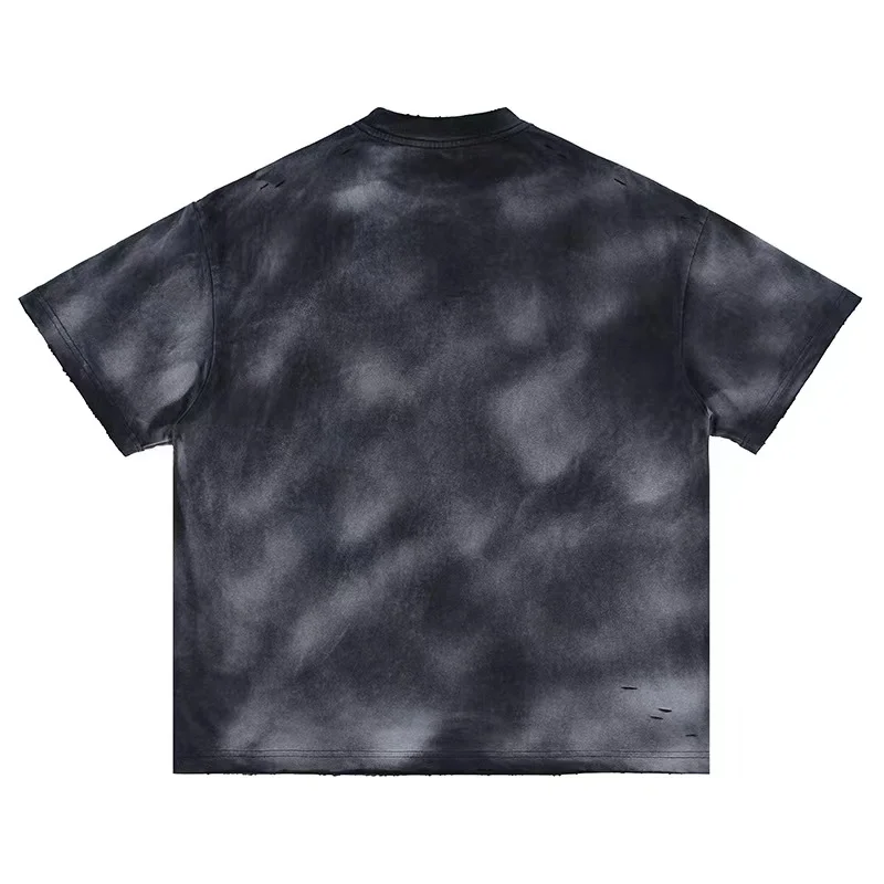 Summer Cotton Men T Shirts Women Unisex Streetwear Tee Vintage Casual Bundled Printed Tshirts