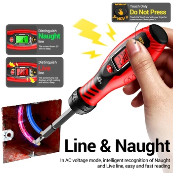 ANENG B29 Digital Voltage Tester Pen Smart 450V AC Voltage LED Light, Double Head Screwdriver, Non-Contact Repair Tester Tool