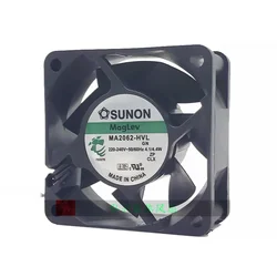 For sunon MA2062-HVL.GN 60*60*25mm 6025 6CM 220V-240V cooling fan
