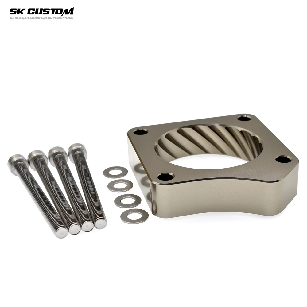 CUSTOM Aluminum 70mm Intake Manifold Adapter Throttle Body Spacer For Honda CRV RD5 RD6 RD7 2.4L