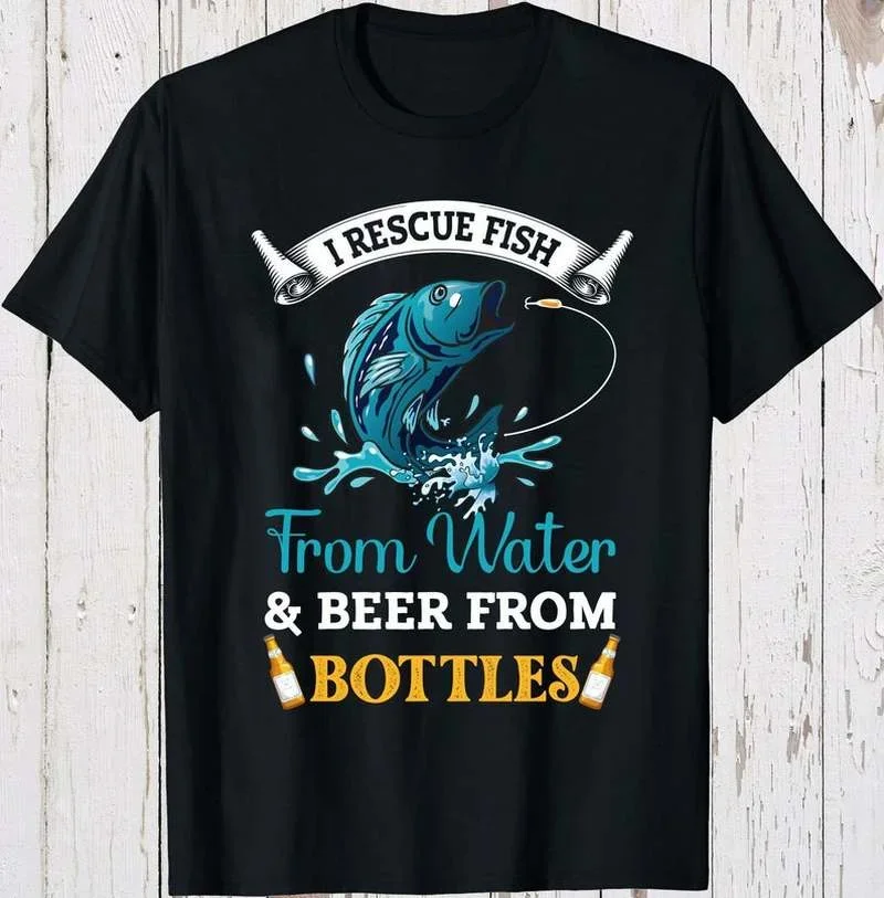 engracado-pesca-beber-unissex-camiseta-masculina-eu-resgatar-peixes-de-agua-e-cerveja-de-garrafas-camisa-curta-casual-o-pescoco-t-camisas