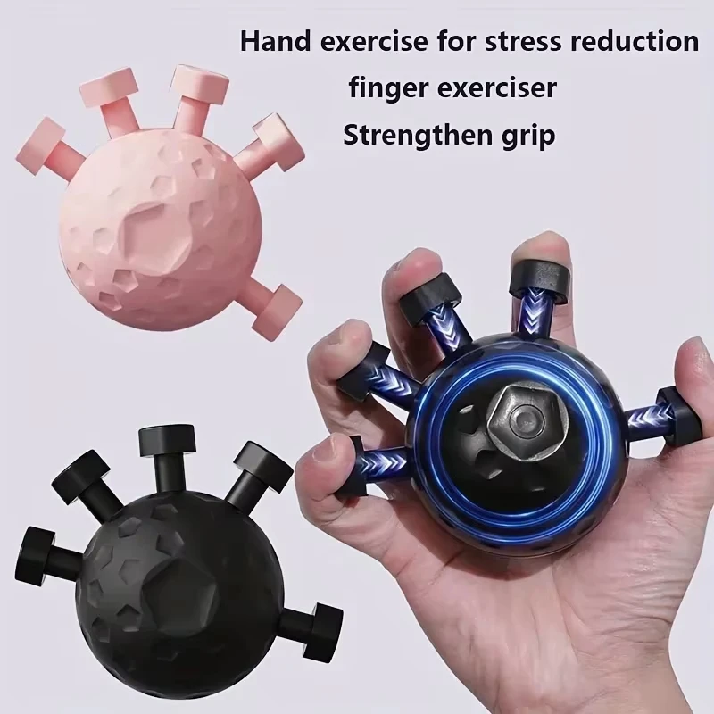 

2pcs Hand-muscle Developer Finger Exerciser Trainer Hand Grip Strengthener Rock Trainers Gripper Exerciser Hand Strength Exercis