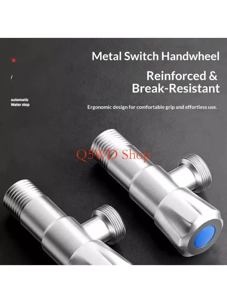 Q5WD Elongated Valves Stainless Steel Corrosion Proof for Toilet Fixtures